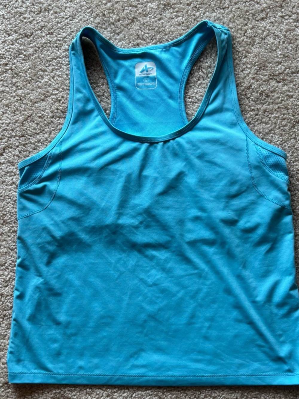 Athletic Racerback Tank Top - Blue L